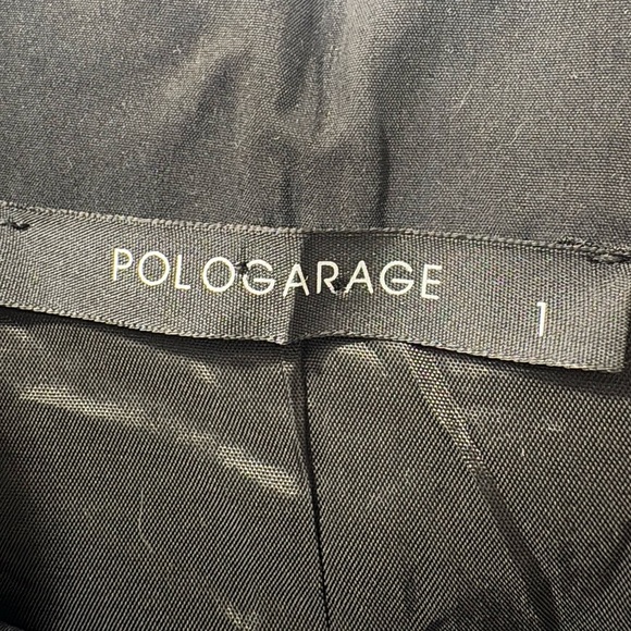 Polo Garage High/Low Maxi/Midi Black Sleeveless Dress with Pockets, V Neck Small - Picture 12 of 16